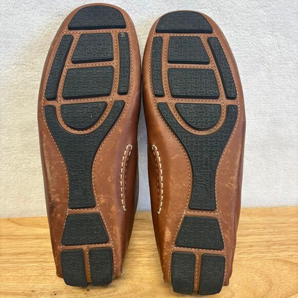 Cole Haan Venetian Brown Leather Slip On Driving Loafer Shoe Mens Size 9.5 - Picture 10 of 12